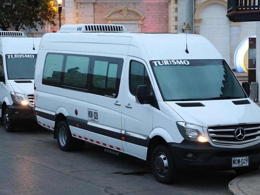 Mercedes Sprinter used for our airport transfers